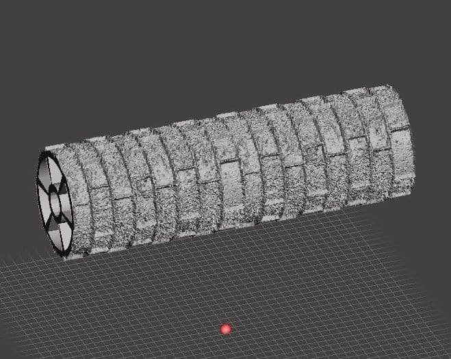 Обычная каменная кладка замка с бесшовной текстурой, роликовая скалка шириной 6 дюймов.