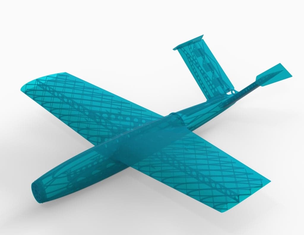 Воробей 3D-печатный самолет