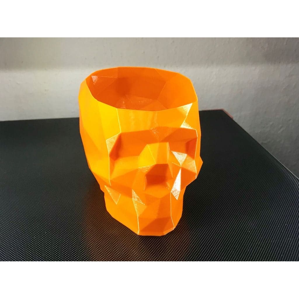 Низкополигональный режим черепа в вазе с фиксированным носом