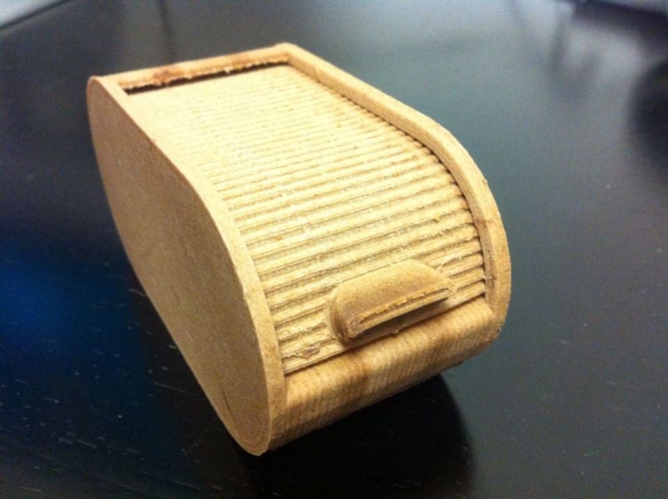 Ролл-топ-бокс - круглый