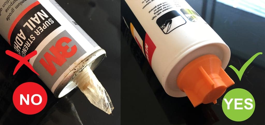 Крышка сопла картриджа с герметиком Это работает. Доступна новая версия