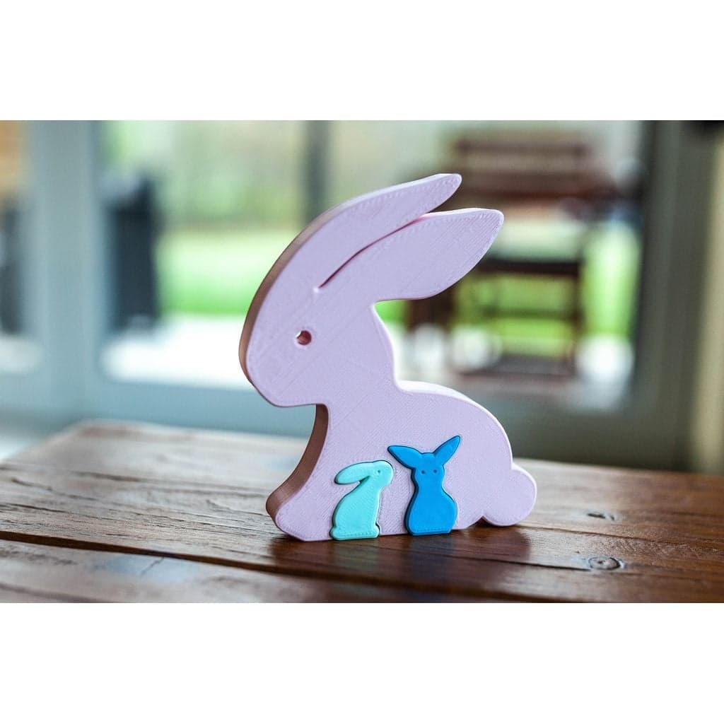 Пазл с пасхальным кроликом