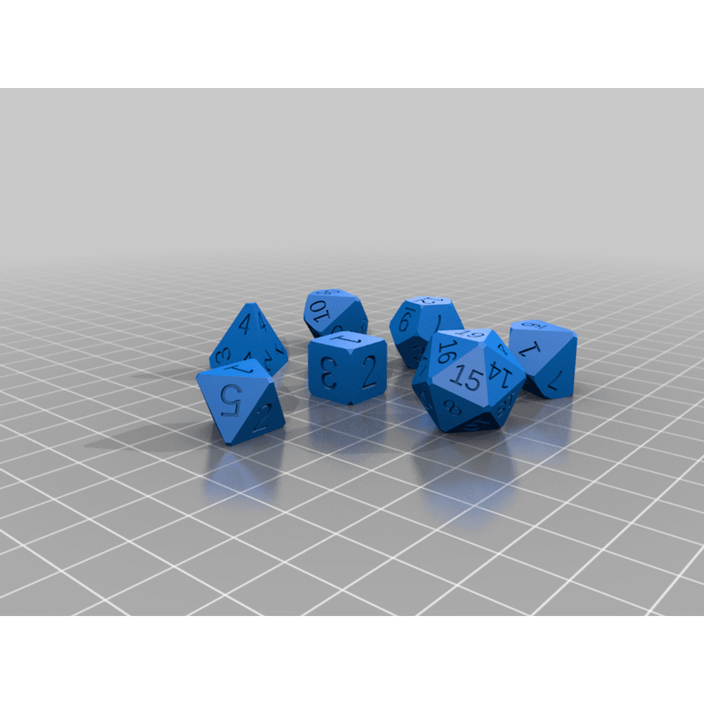 Набор многогранных кубиков для DnD