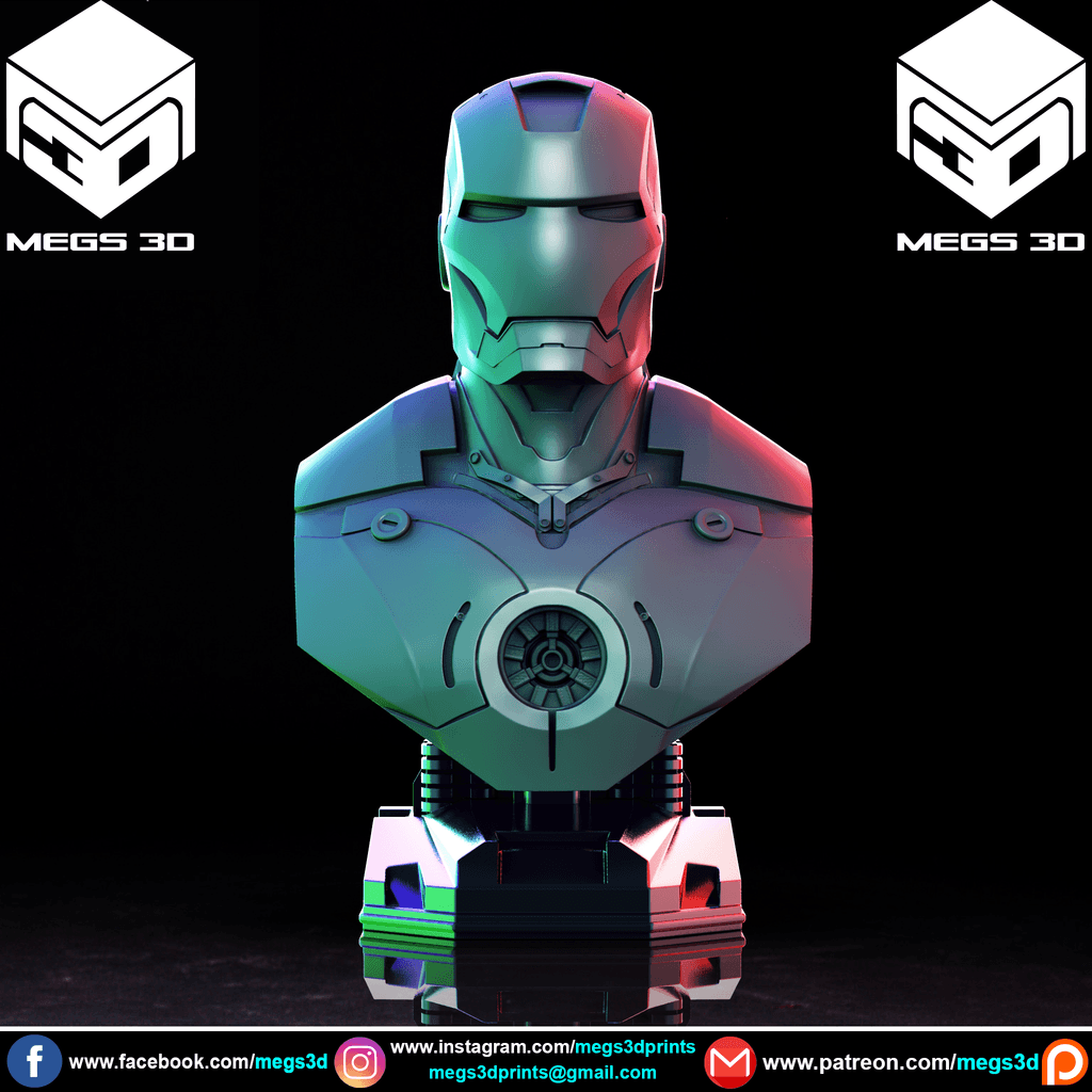 Бюст ЖЕЛЕЗНОГО ЧЕЛОВЕКА