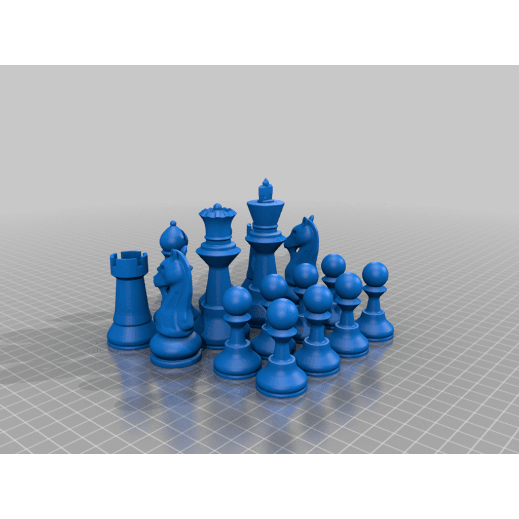 Набор шахмат — для печати