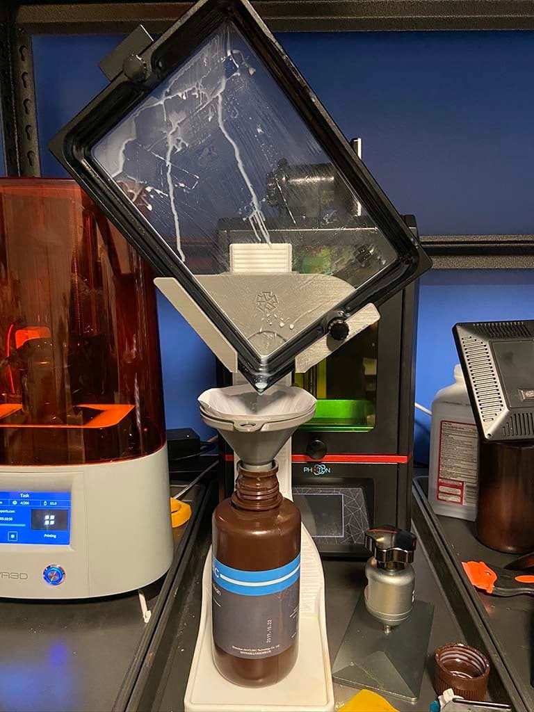 Регулируемый по высоте слив для ванны со смолой — подходит для Anycubic Photon, Elegoo Mars, Saturn, Epax X1, Prusa SL1