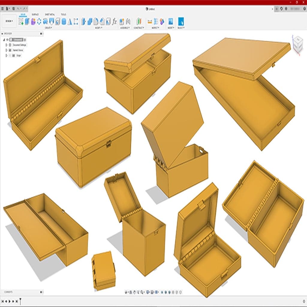 Boite parametrable et imprimable — Коробку можно настроить и распечатать