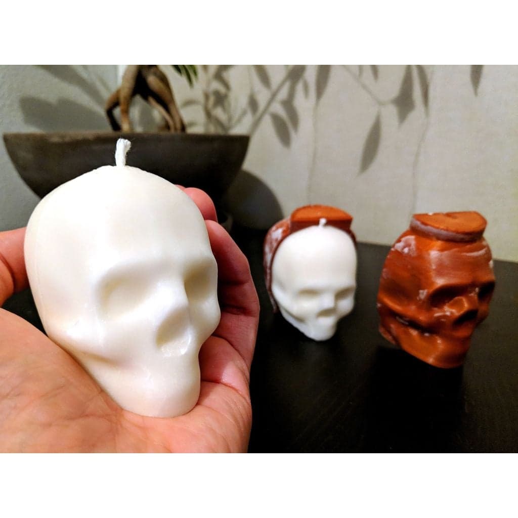 Форма для свечей с черепом