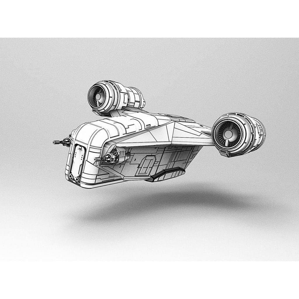 Razor Crest — фанатская скульптура v2