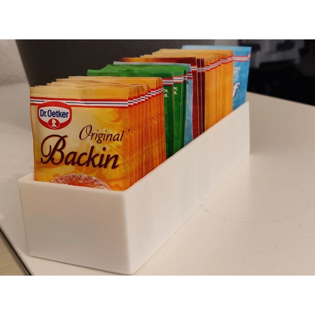 Настраиваемая коробка для разрыхлителя, соды и т. д. — Anpassbare Backpulver коробка