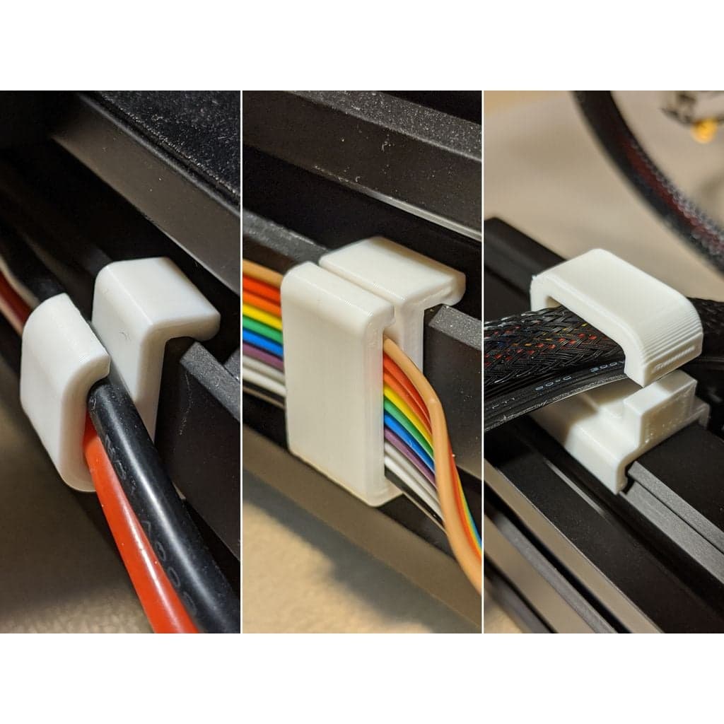 Ender 3 Ultimate — коллекция кабельных зажимов