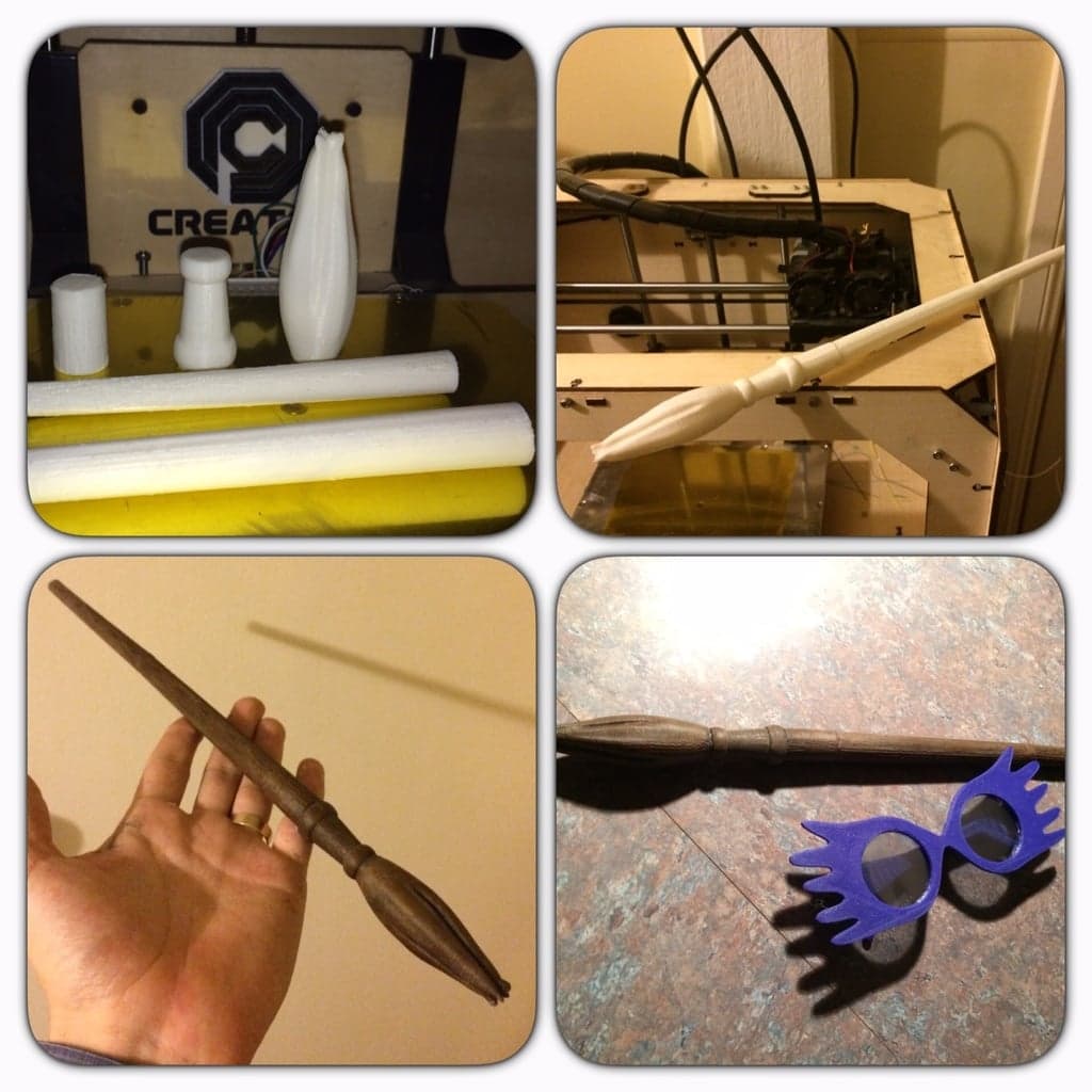 Палочка Луны Лавгуд (легкая печать)