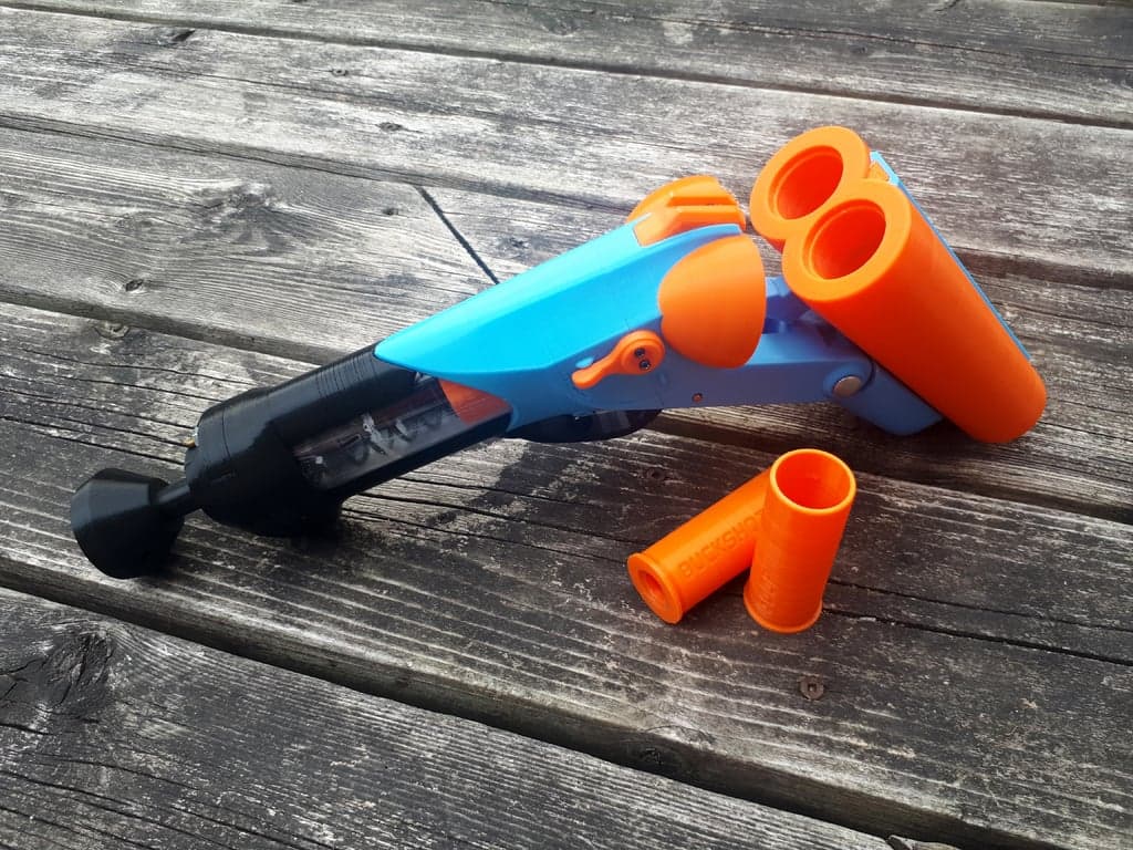 Foam A Nature — двуствольное ружье Nerf