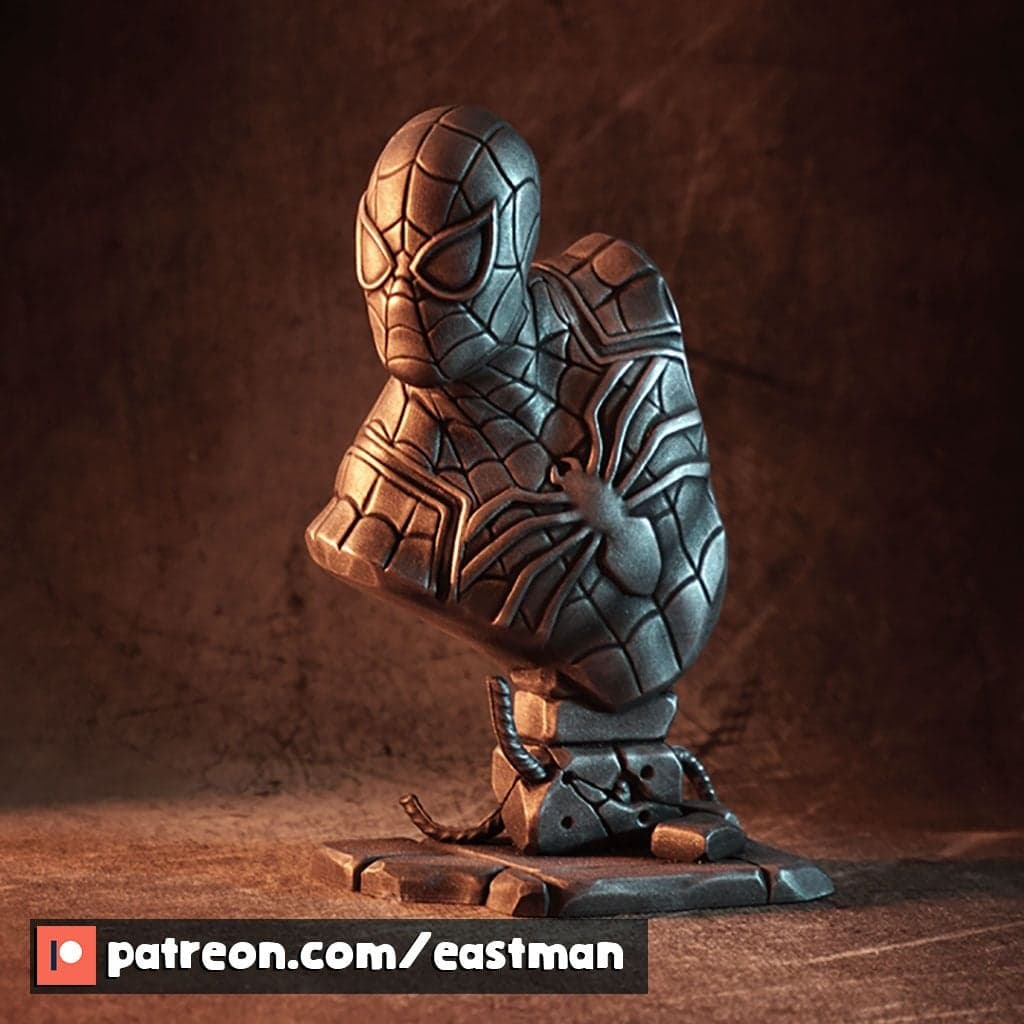 Бюст Человека-Паука (фан-арт)