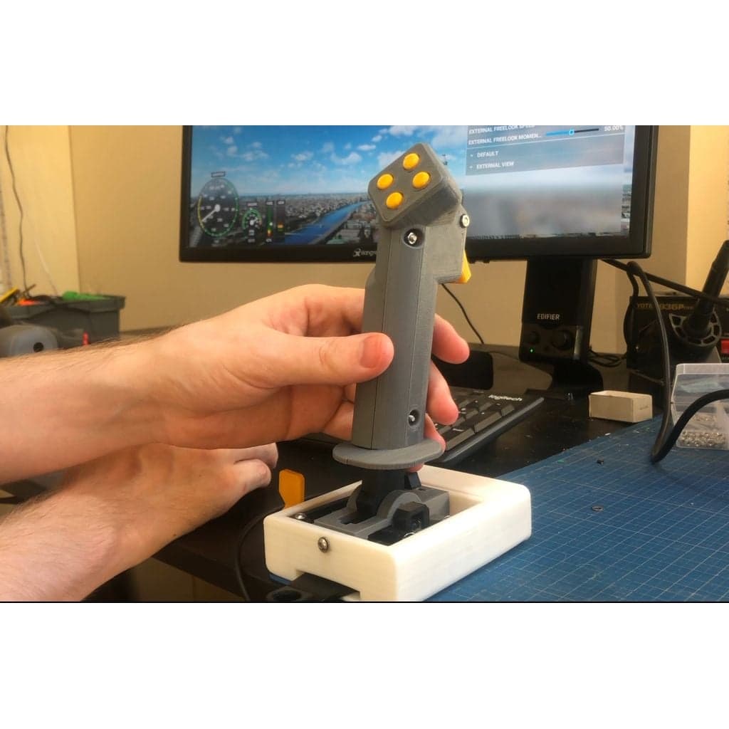Авиасимулятор Джойстик с датчиками Холла и Arduino