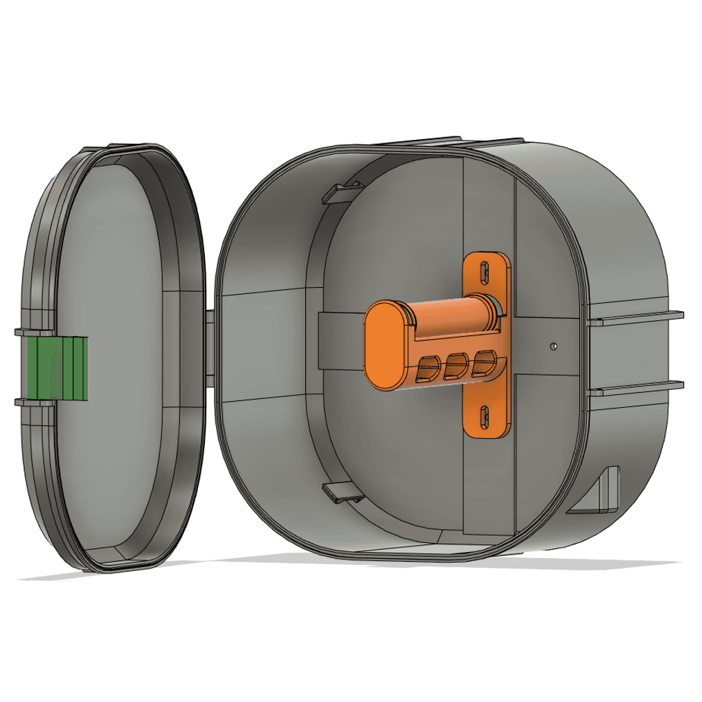 Коробка для нити с держателем катушки с наполнителем
