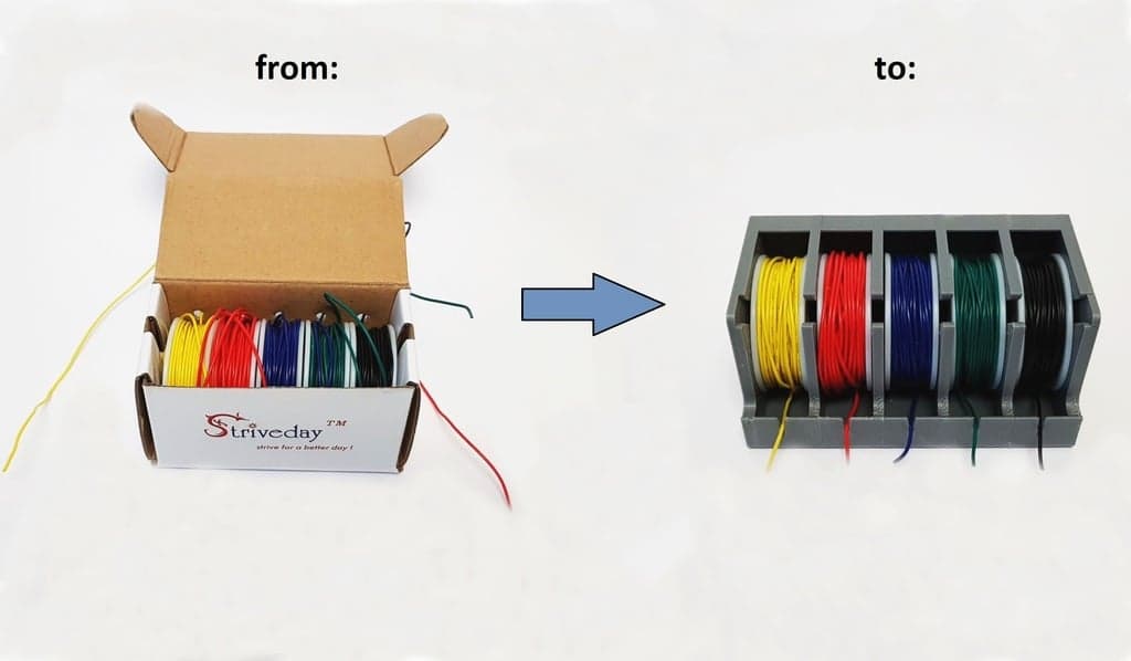 Модульный держатель катушки с проволокой