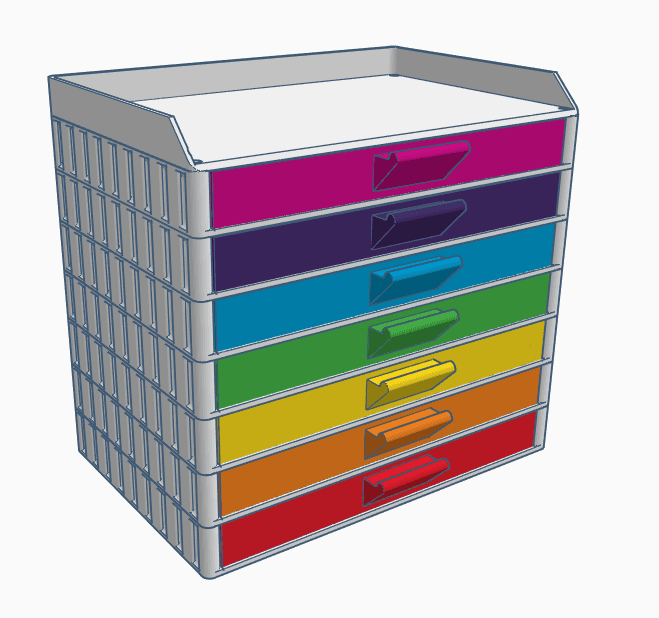 Штабелируемые ящики для электронных компонентов