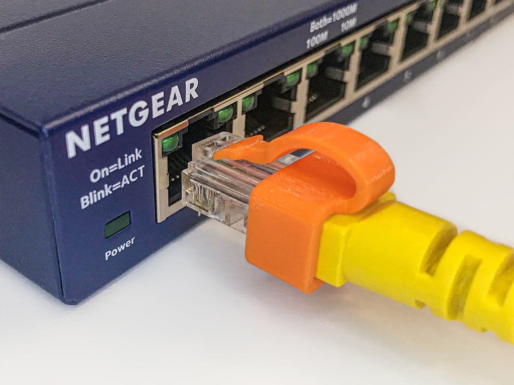 Ethernet | Зажим RJ45 для фиксации/ремонта сломанной вкладки