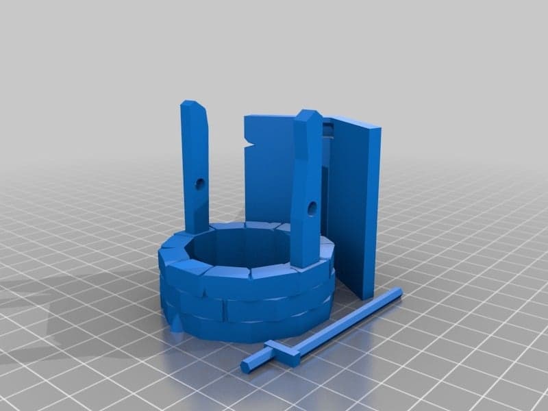 Каменный колодец — Миниатюрный ландшафт