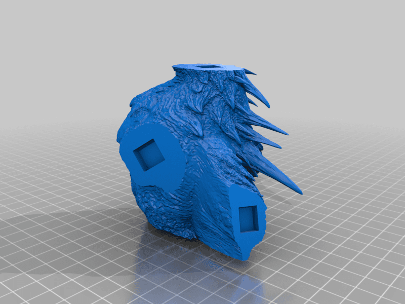 MHW: Red дракон — Safi Jiiva от PittRBM, секция для печати смолой