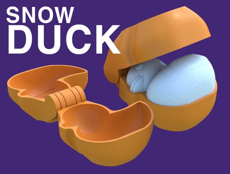 Снежная утка