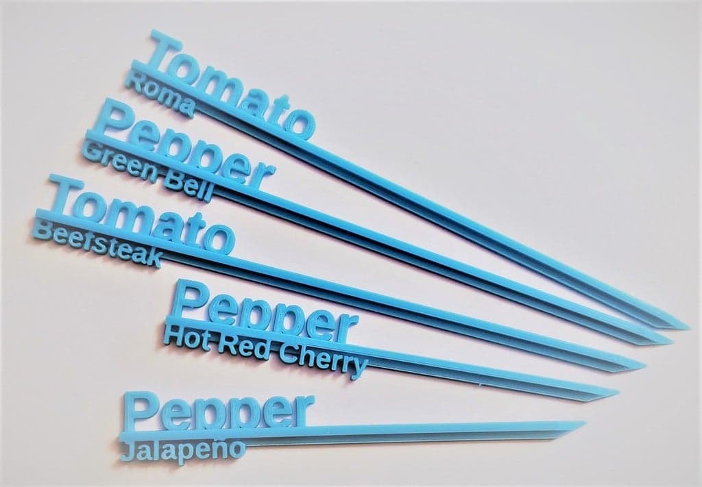 Настраиваемая бирка / этикетка для растений в питомнике с подтекстом