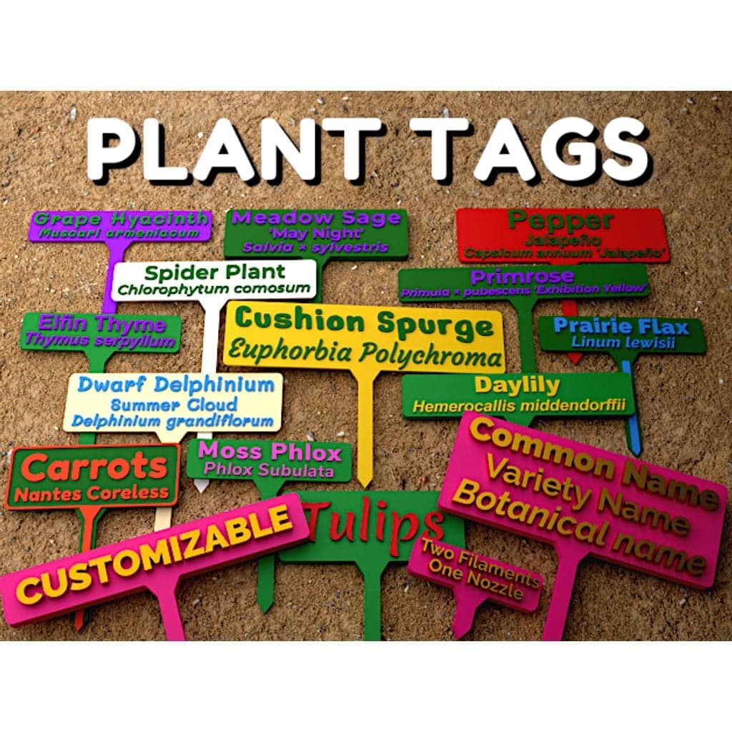 Настраиваемые метки растений