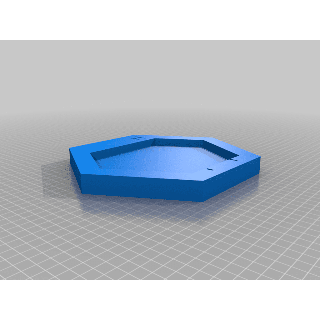 Настенная складная модульная шестиугольная полка (печать на месте)