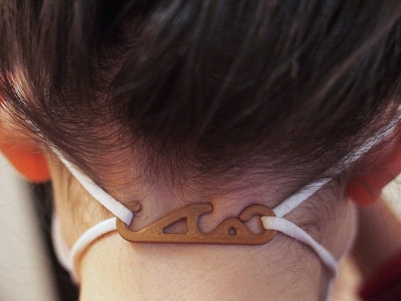 Адаптер для детской/взрослой маски для лица от COVID (зажим для ремня/ушной петли и ушной вкладыш)