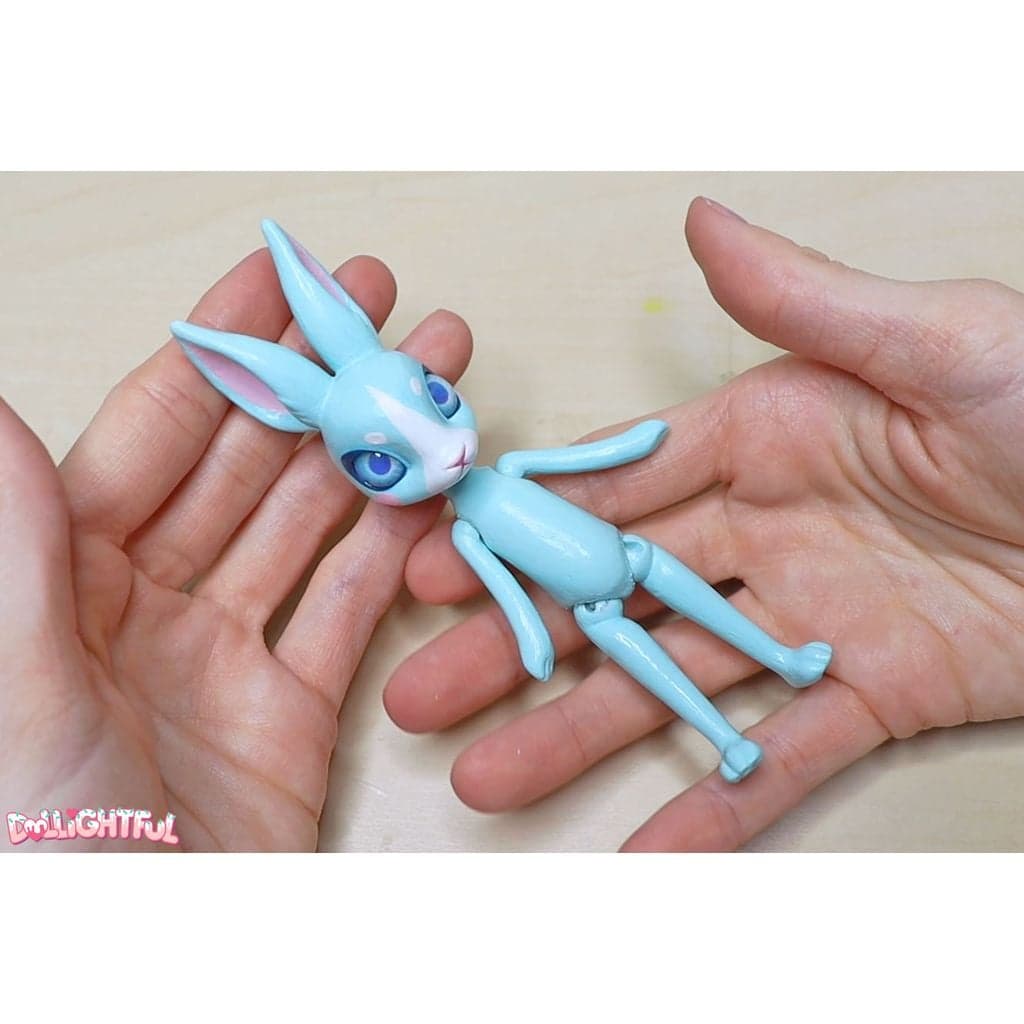 Шарнирная кукла "Простой зайчик"