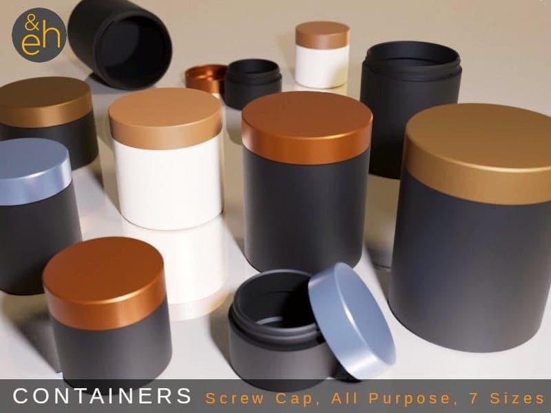 Контейнер с завинчивающейся крышкой, 4 размера, универсальный — банка, коробка, банка