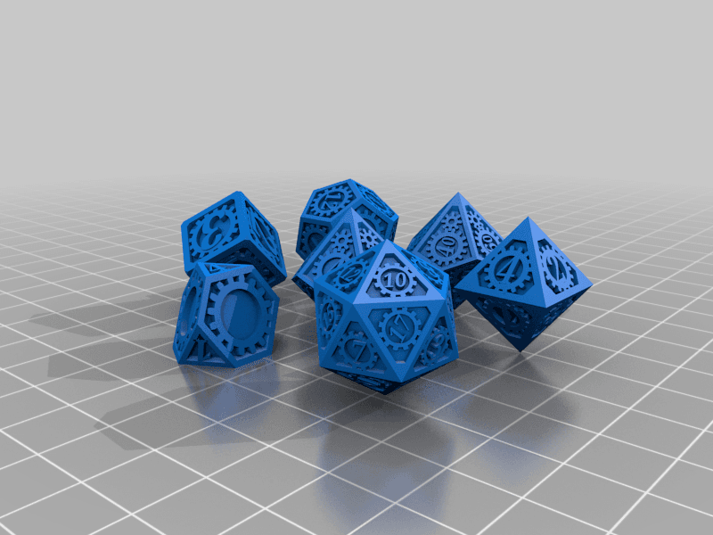 Cogs Dnd Dice (Индастриал / Стимпанк)