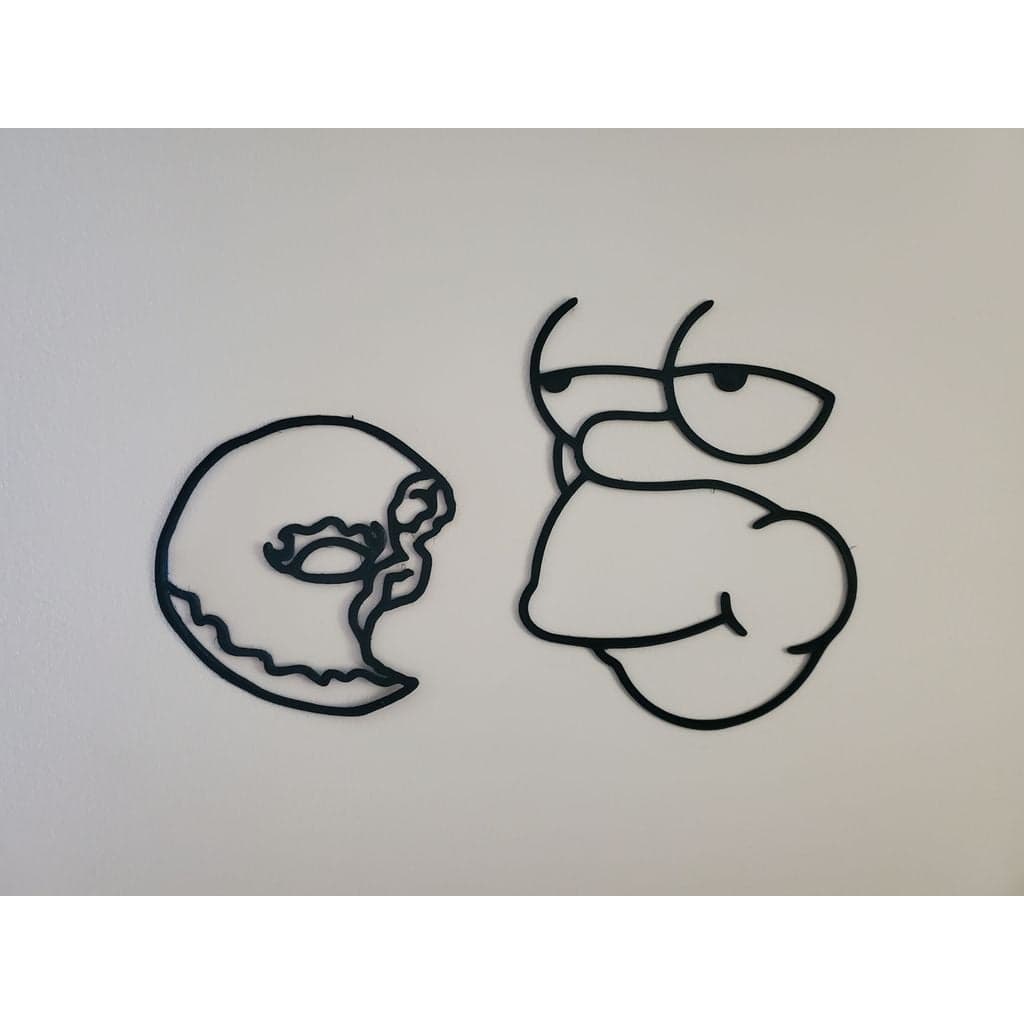 Гомер ест пончик