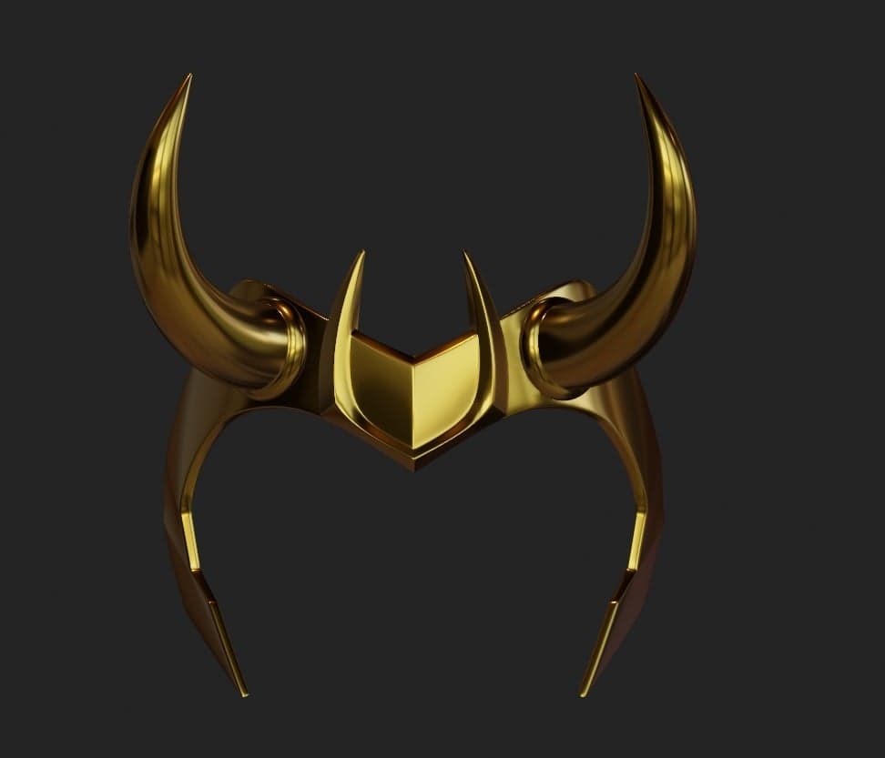 Мужская тиара Локи