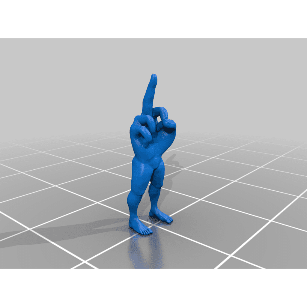 Разнорабочий – средний палец