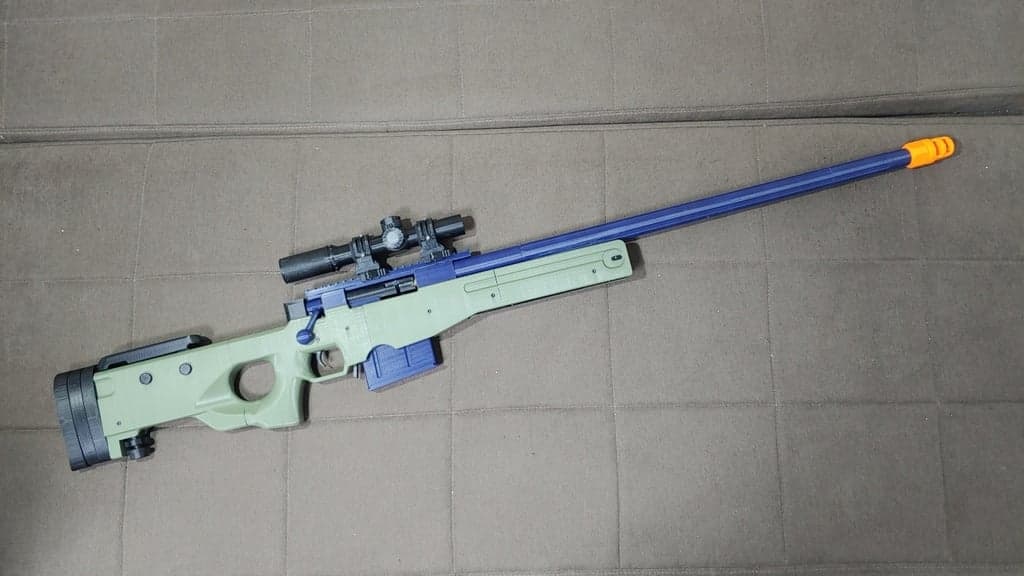 AWM (ИГРУШКА, ПРУЖИНЫ НЕ НУЖНЫ, ПОЛНЫЙ РАЗМЕР) ЭТО ИГРУШКА, А НЕ ПИСТОЛЕТ