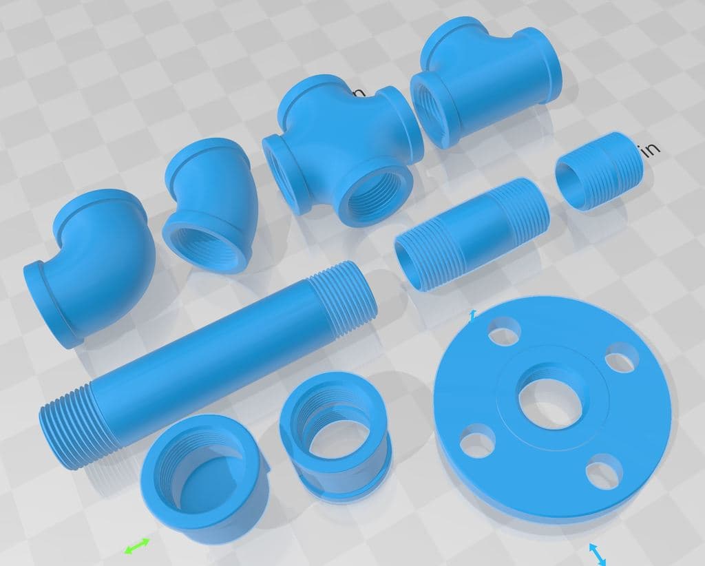 1-дюймовые фитинги для труб NPT