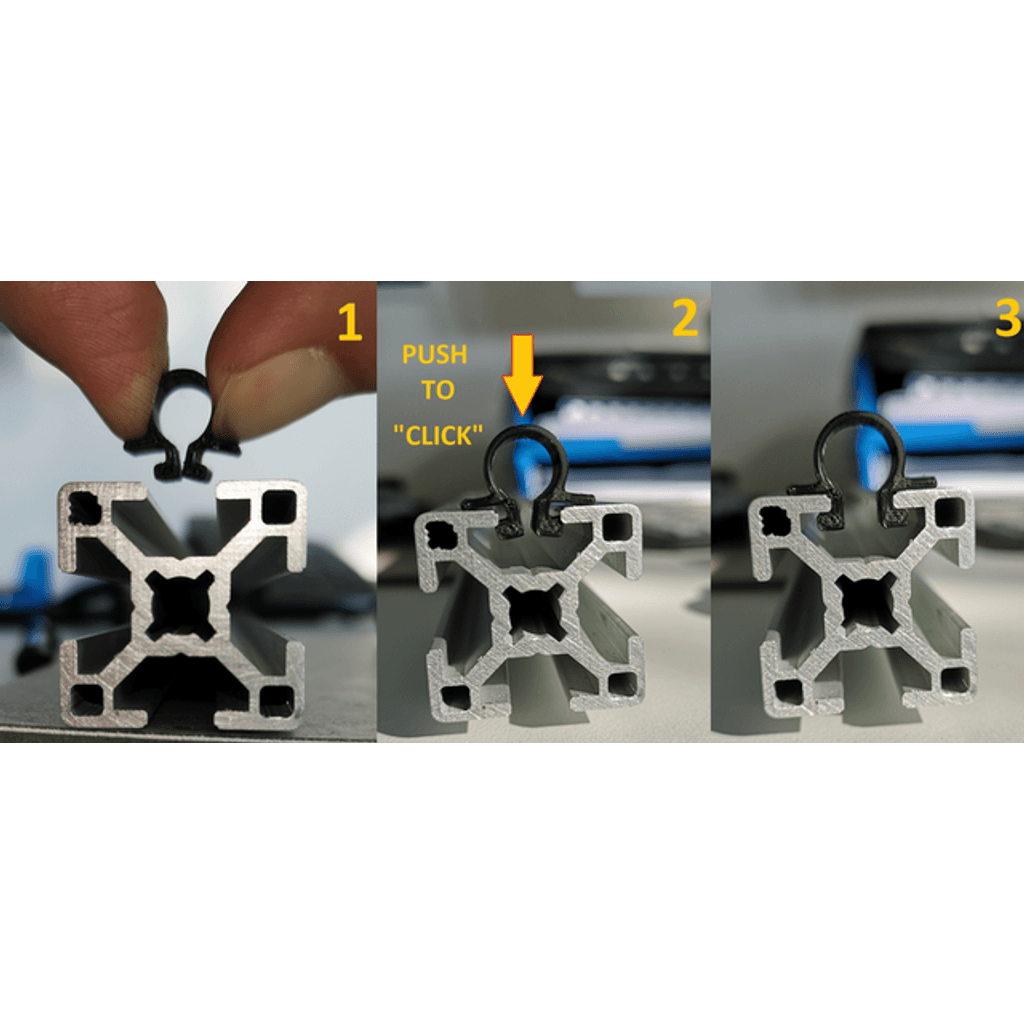 Кабельный зажим для профиля 3030