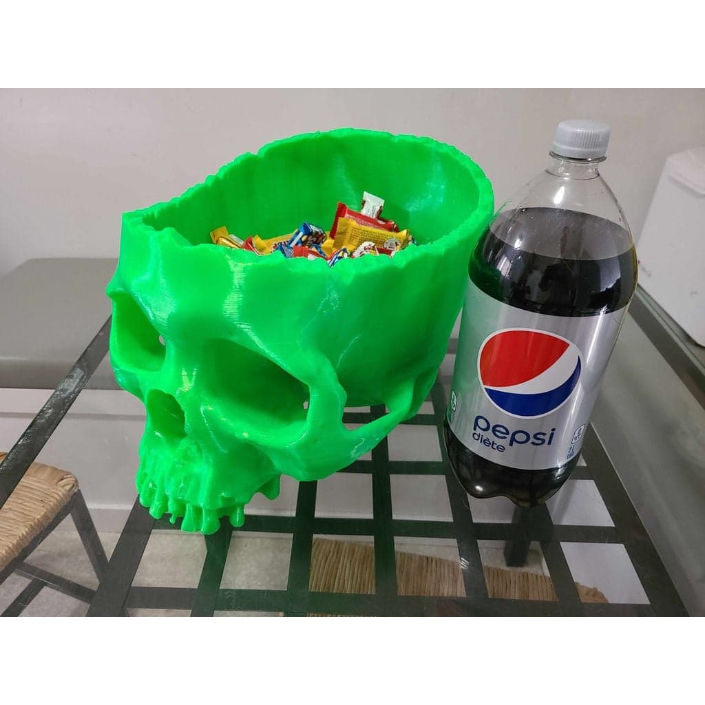 Хэллоуинская чаша с черепом без поддержек