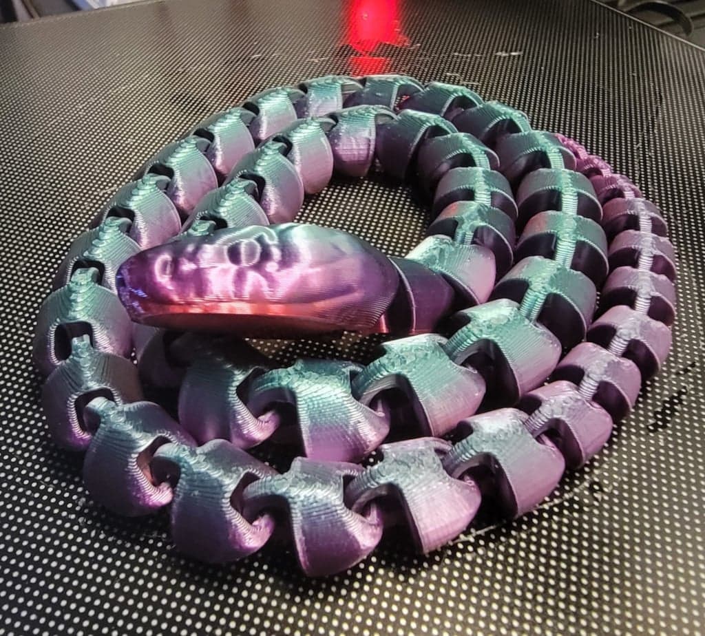 Сочленённый Snake v8(Большая голова)- обновлённая версия