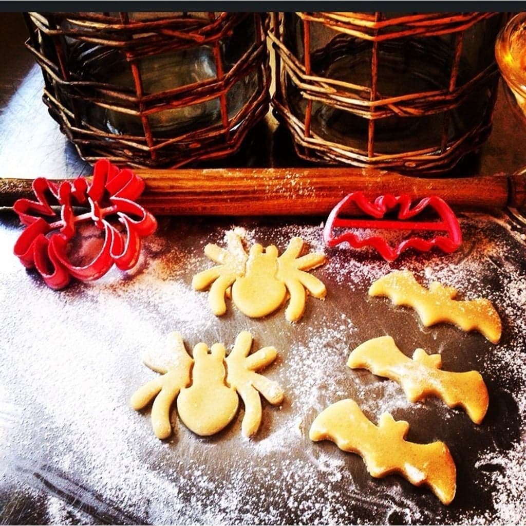 Формочки для печенья «Паук и летучая мышь на Хэллоуин»