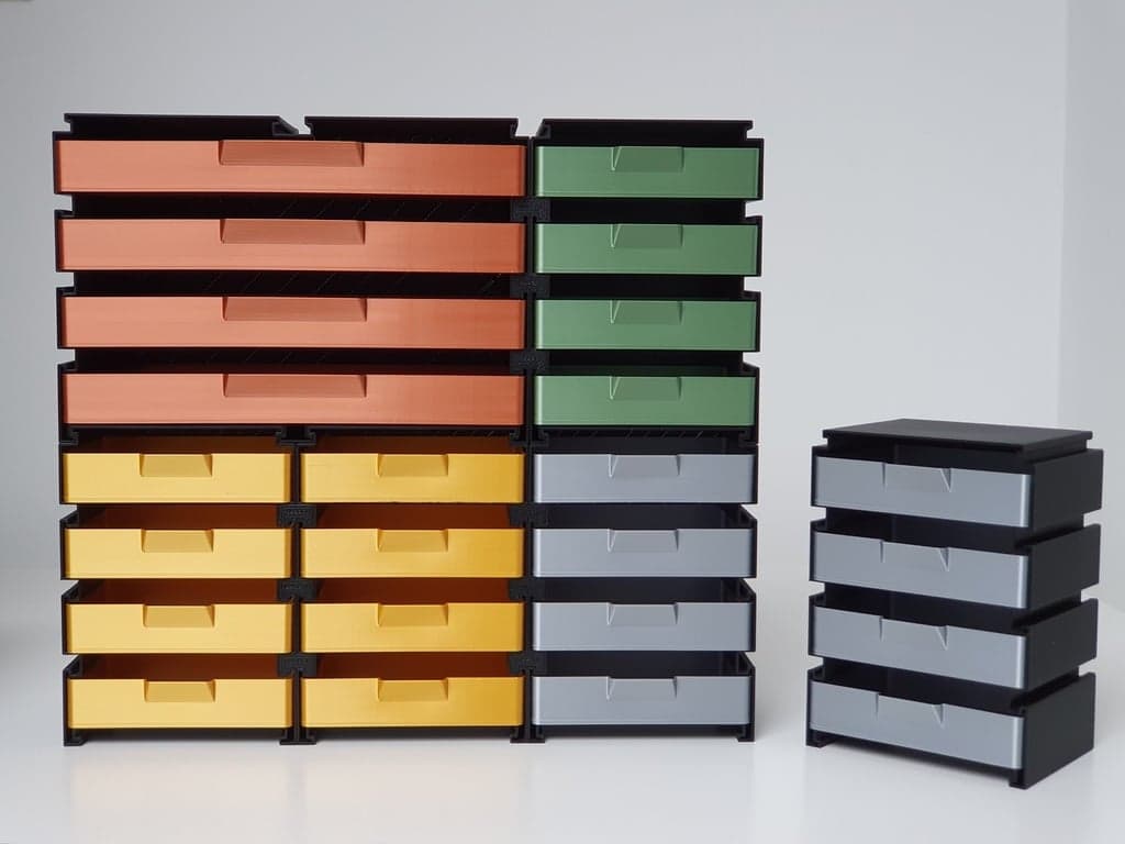 Модульная система выдвижных ящиков для быстрой печати (режим «Ваза»)