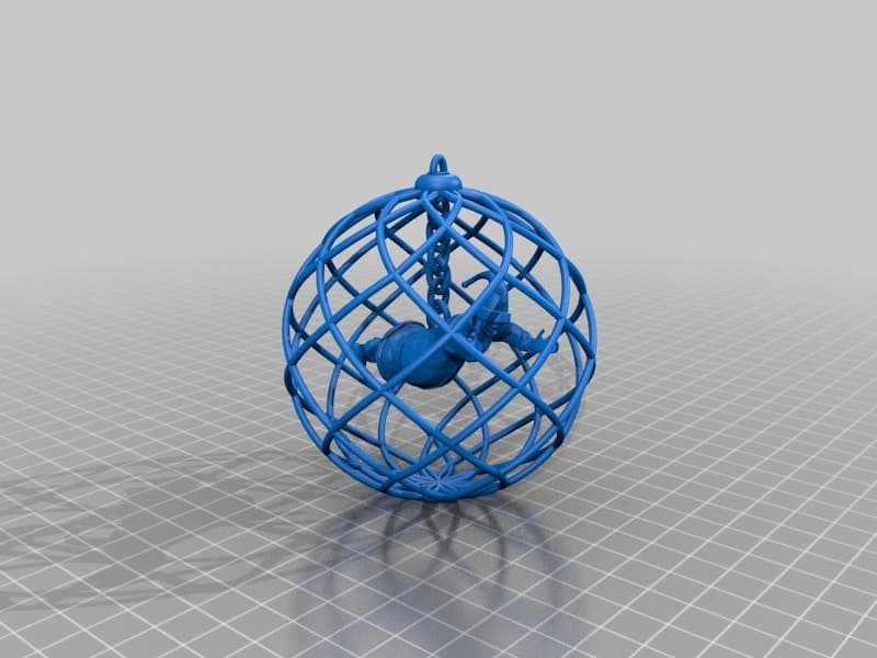 Санта в рождественском украшении