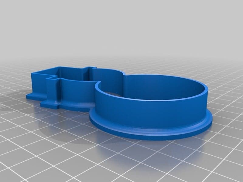 Вырезка для печенья «Снеговик»