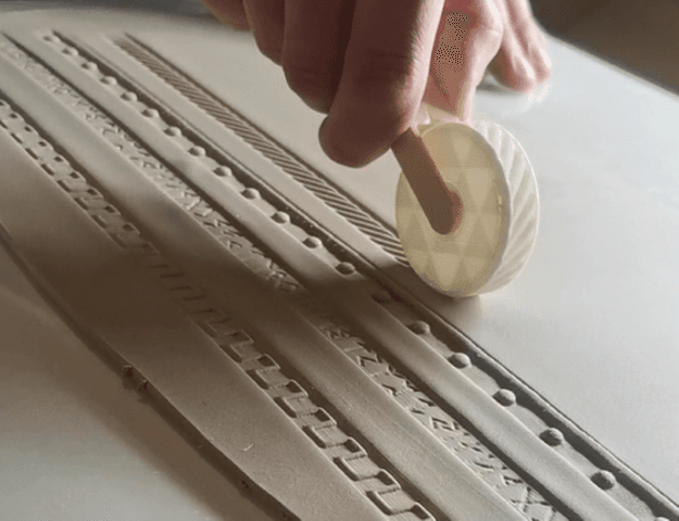 Штамповое колесо для глины и косплея