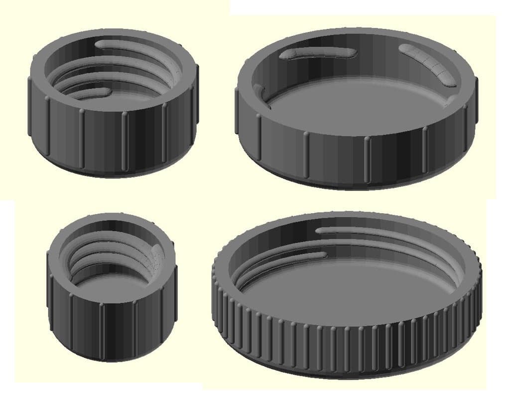 Параметрическая крышка для бутылки/крышка для банки