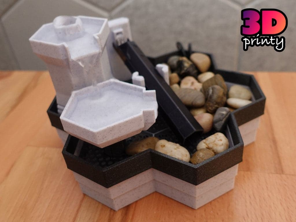 Модульный настольный фонтан