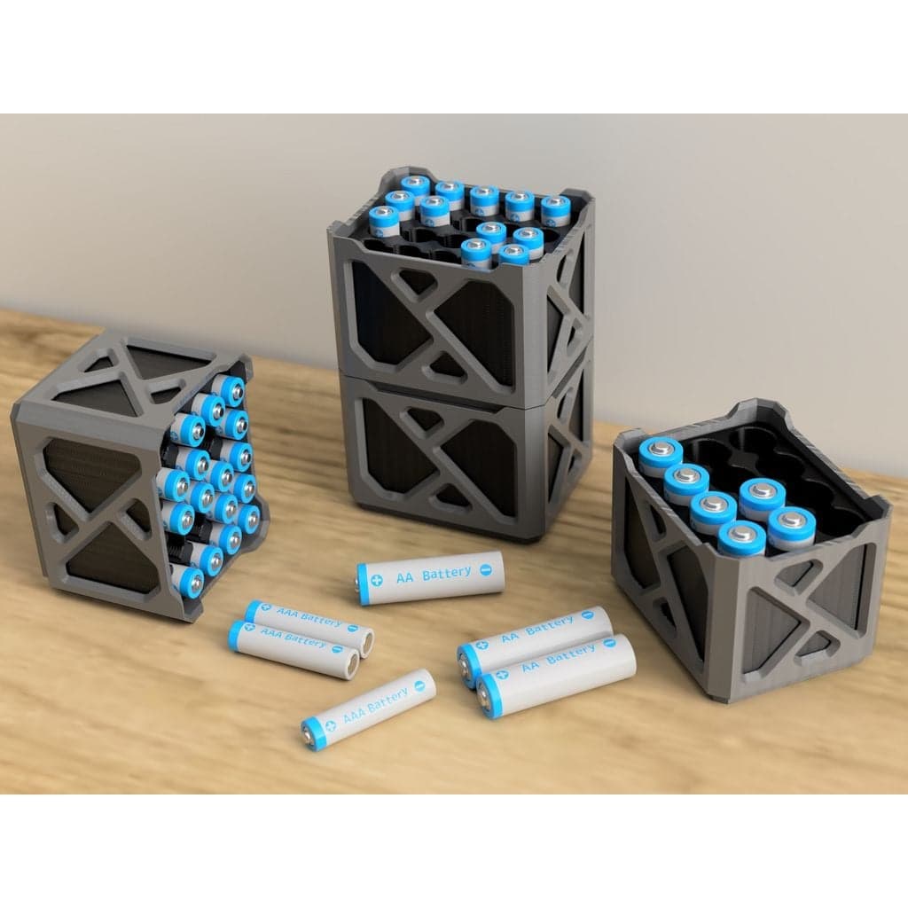 Промышленный штабелируемый органайзер для батарей типа Aa и Aaa | Держатель контейнера для хранения