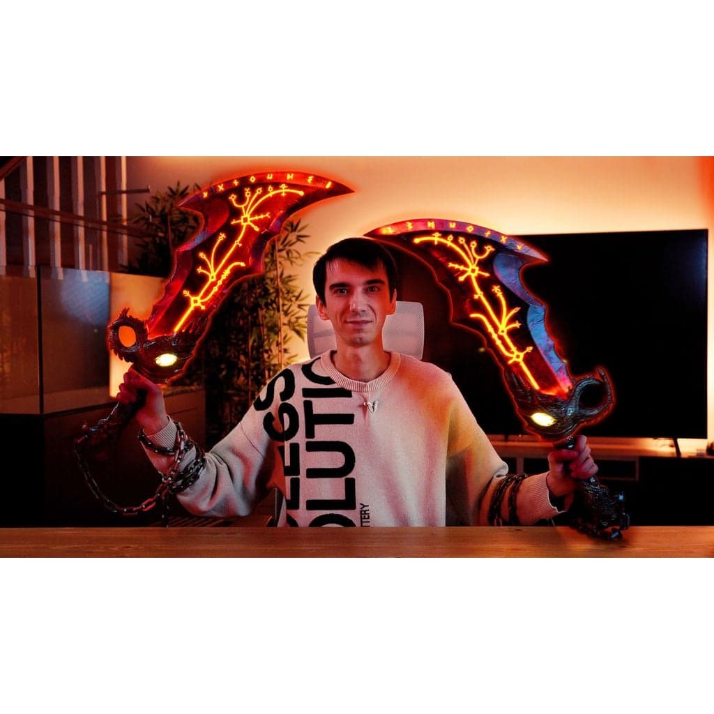 God of War - Клинок Хаоса со светодиодом